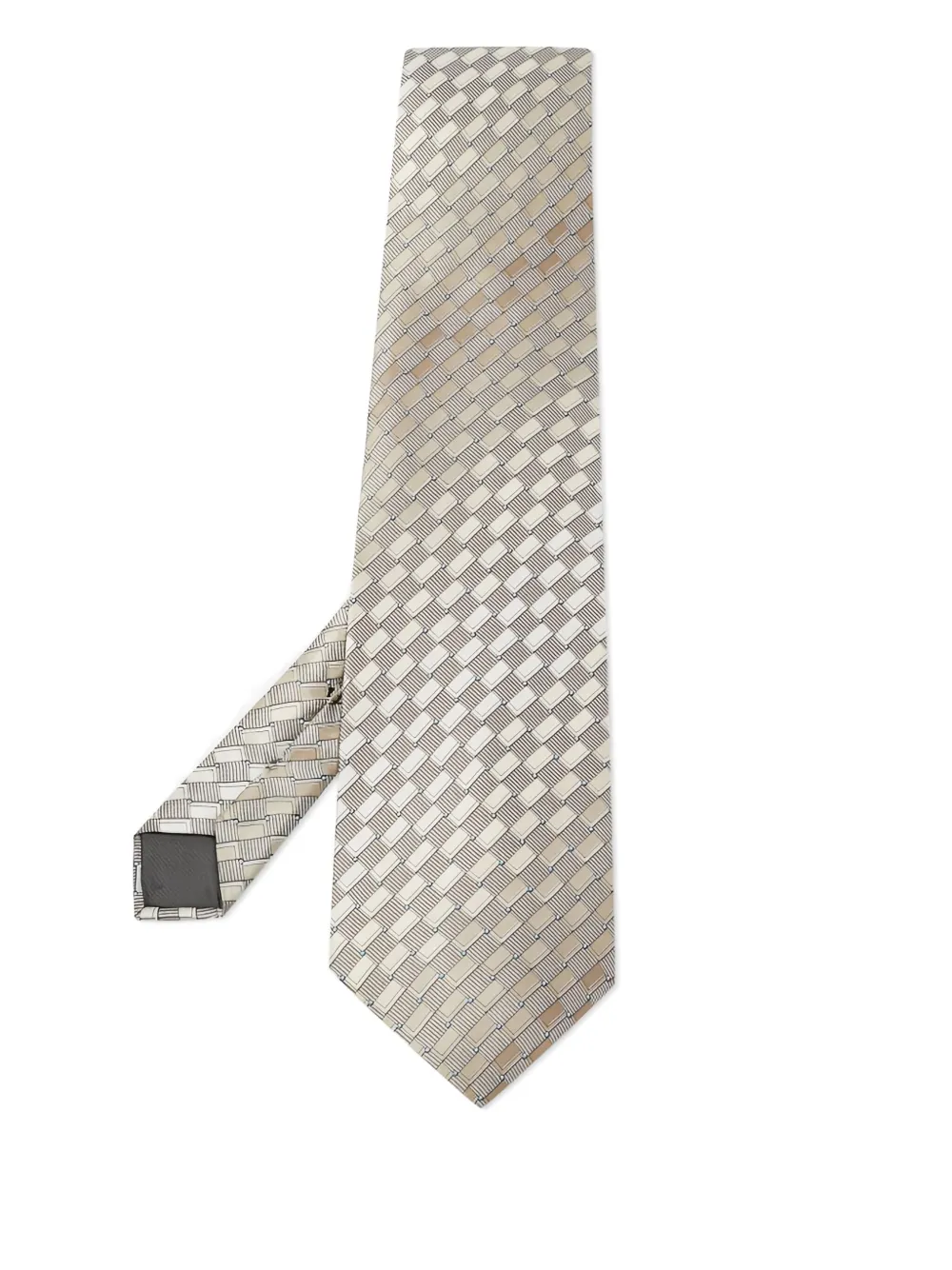 Lanvin Pre-Owned silk tie | Grey | Image 1