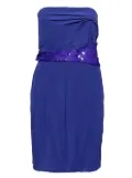 Versace Pre-Owned sequinned cotton dress - Blue