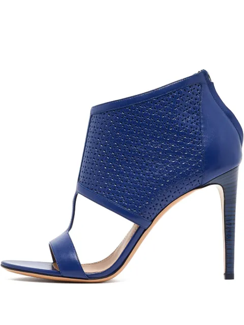Ferragamo Pre-Owned 105mm Pacela leather heeled pumps