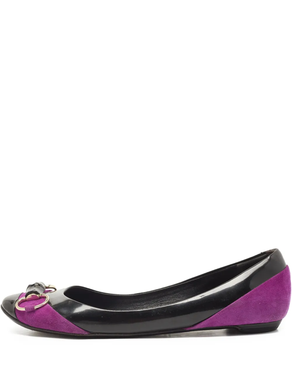 Horsebit-detailed ballet flats