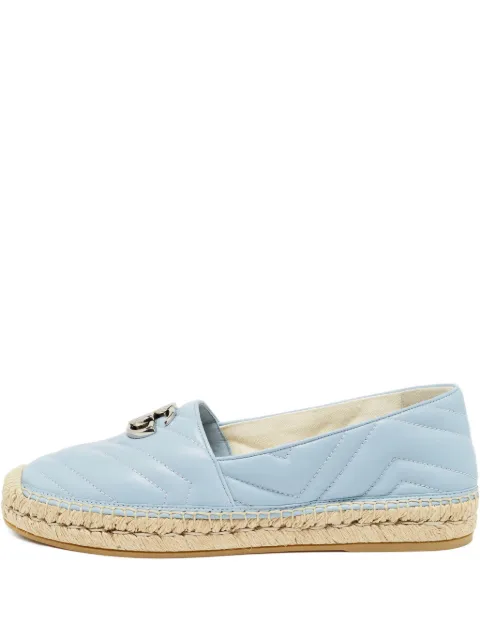 Gucci Pre-Owned Double G logo loafers