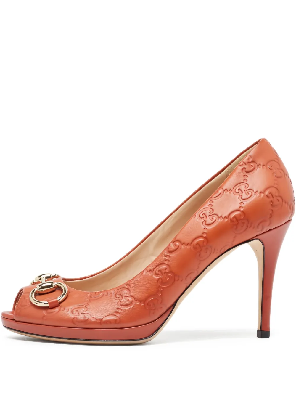Gucci Pre-Owned 90mm Guccissima sandals | Brown | Image 1