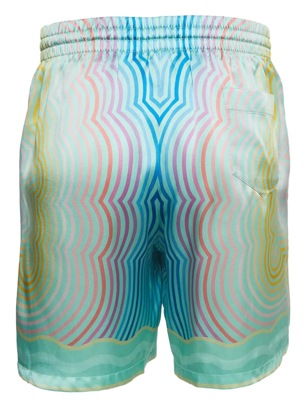 Casablanca pre-owned wave-pattern shorts | Image 2