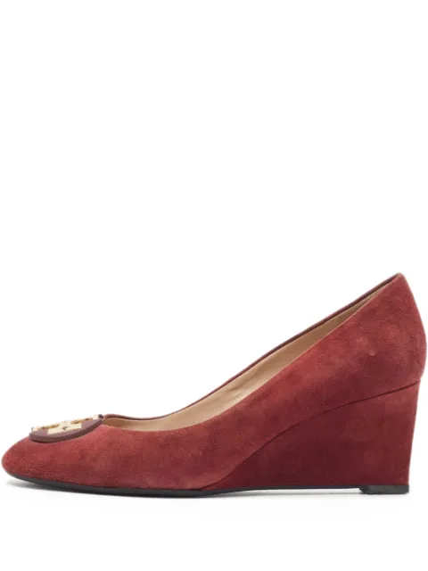 Tory Burch pre-owned 60mm Luna wedge-heel pumps