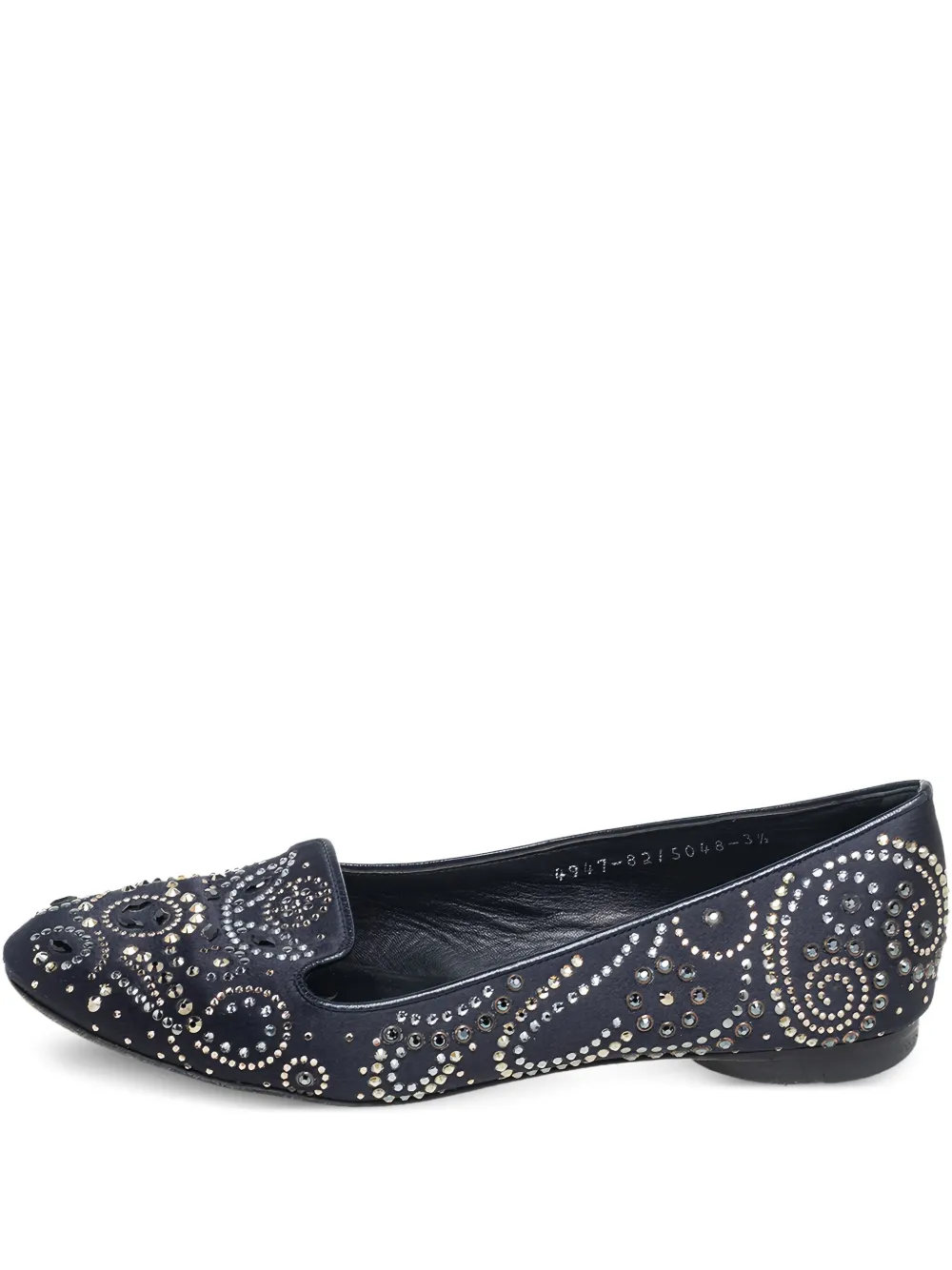 Gina Ballerine con decorazione Pre-owned - Nero