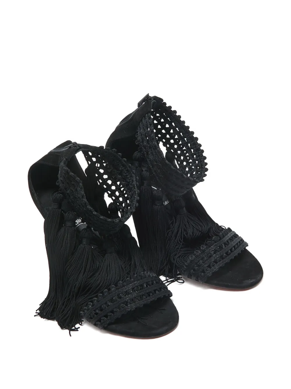 Christian Louboutin Pre-Owned 110mm suede heeled sandals | Image 2
