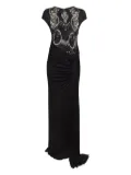 Roberto Cavalli Vintage embellished draped dress - Black