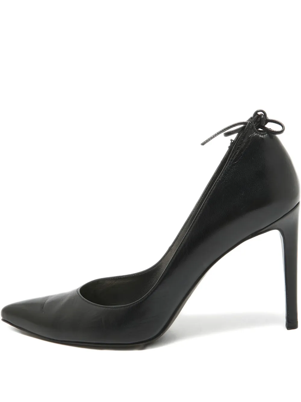 Stuart Weitzman 100mm leather heeled pumps | Black | Image 1