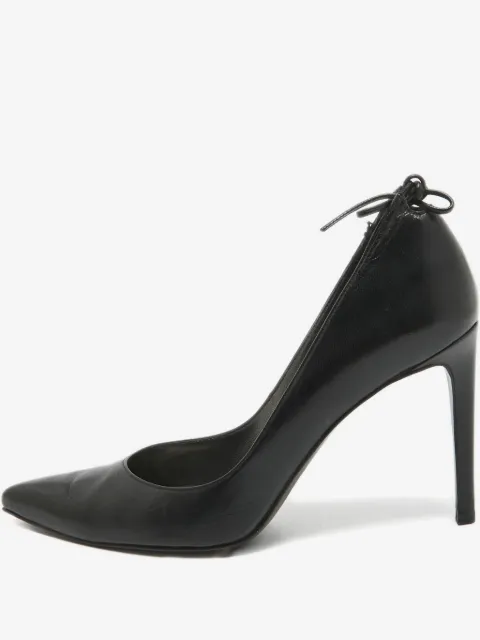 Stuart Weitzman 100mm leather heeled pumps