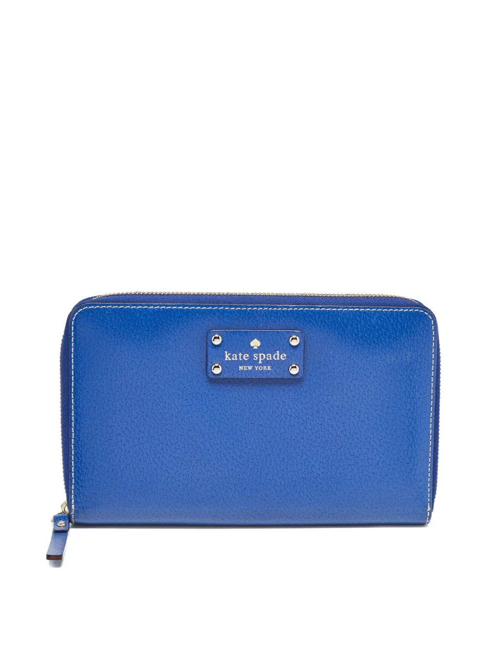 Kate Spade レザー 財布 - ブルー Kate Spade レザー 財布 - ブルー