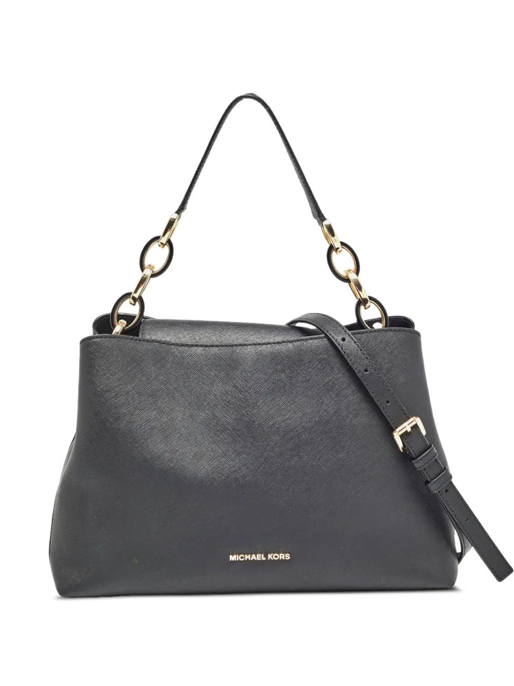 Michael Kors Vintage 2024 Portia ハンドバッグ - ブラック Michael Kors Vintage 2024 Portia ハンドバッグ - ブラック