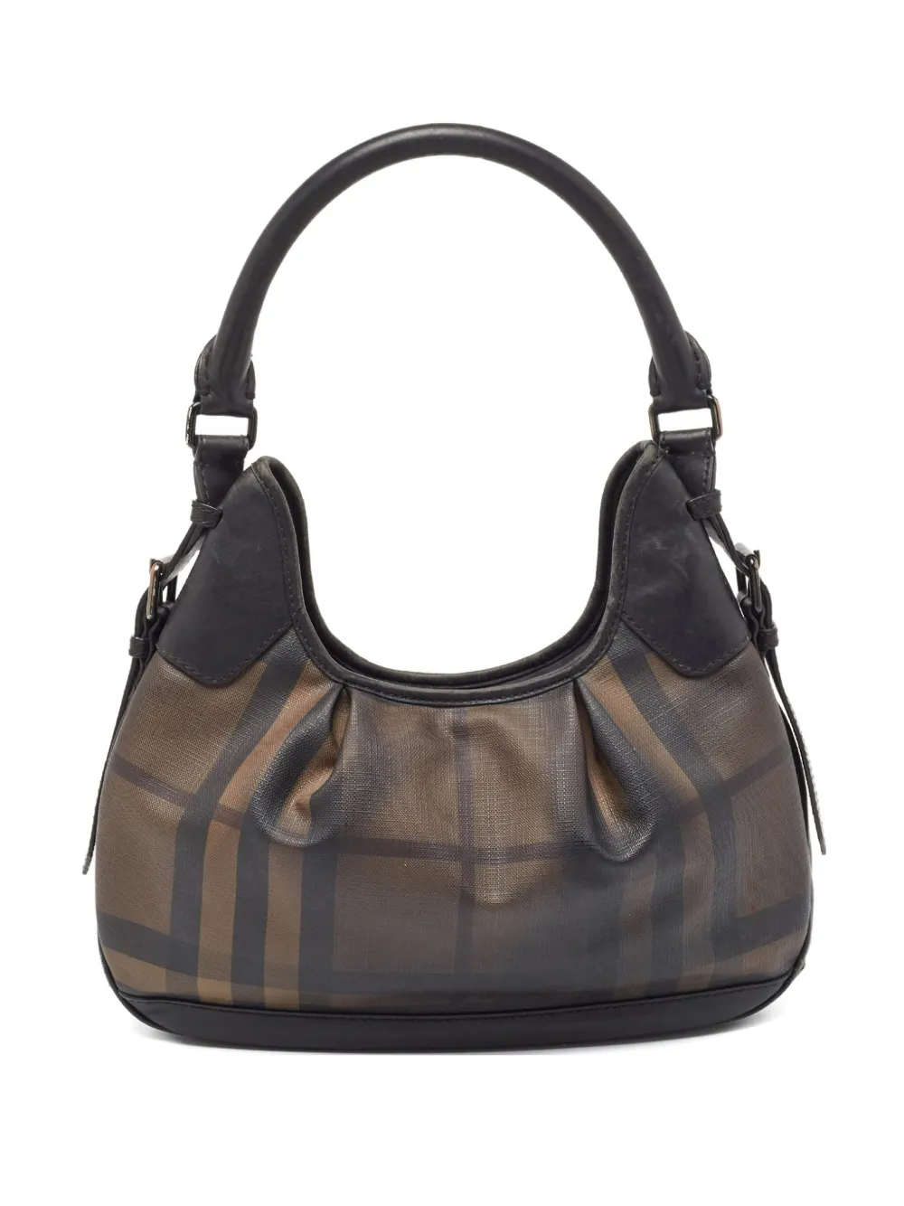 Burberry Pre-Owned check-pattern shoulder bag | Black | Image 1