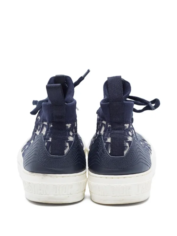 Christian Dior Pre-Owned Sneakers Mit Einsätzen Blau FARFETCH DE