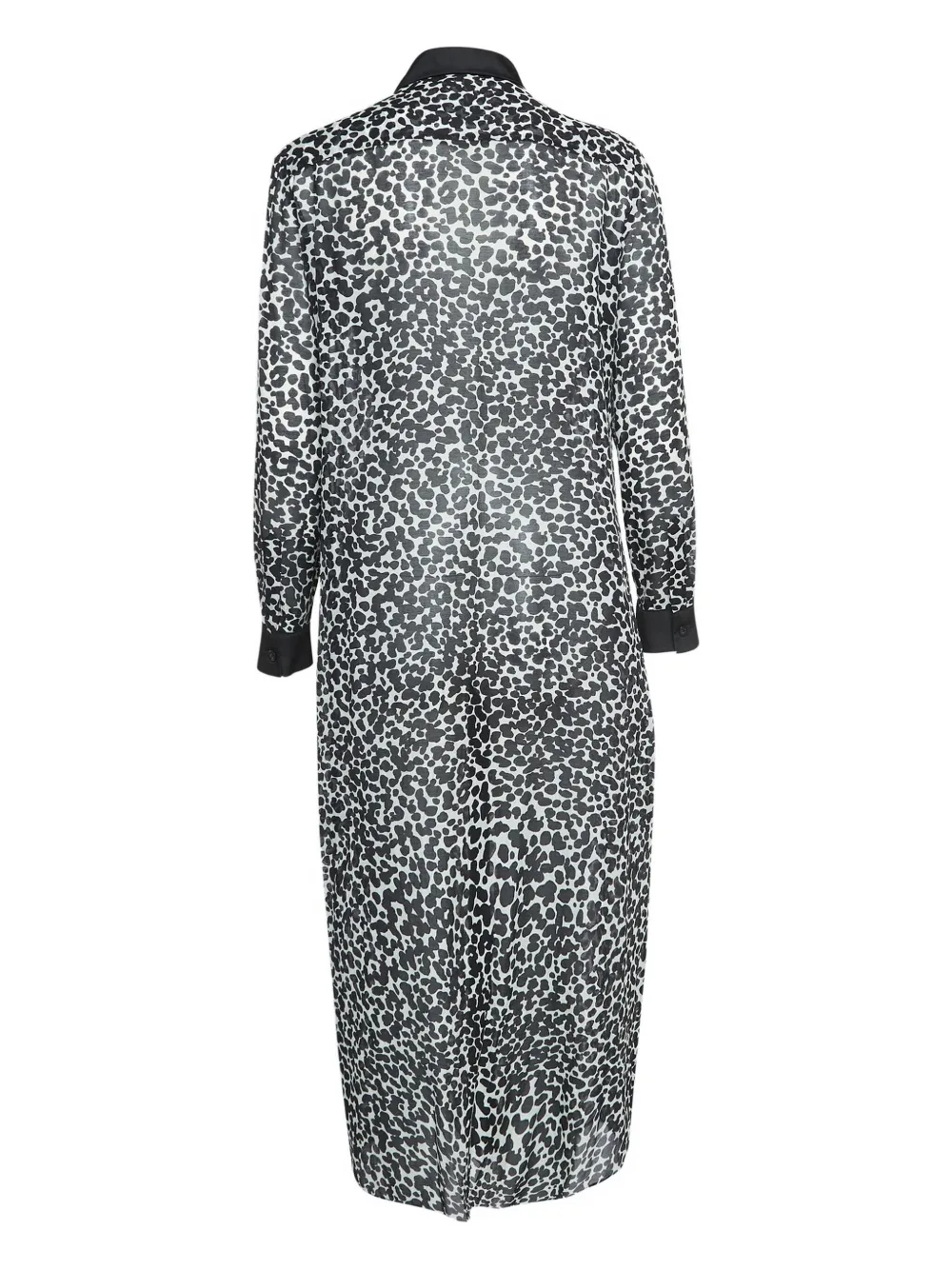 Moschino Pre-Owned Jurk met luipaardprint - Zwart