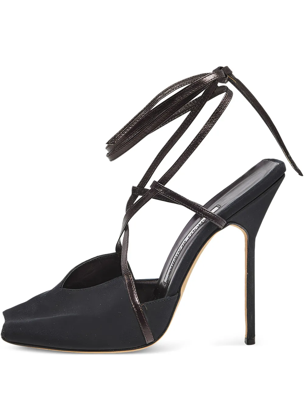 Manolo Blahnik escarpins à bout ouvert 120 mm | noir | Image 1