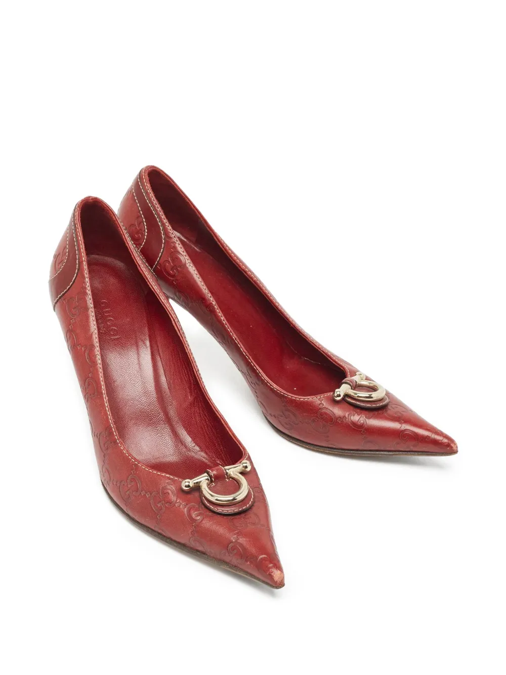 Gucci Pre-Owned 80mm Guccissima Icon Bit pumps | Image 2