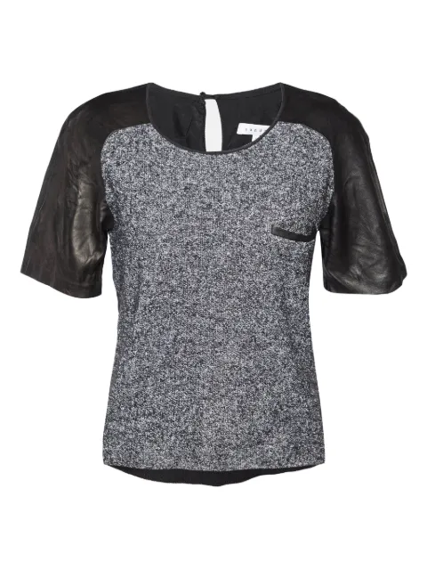 SANDRO pre-owned panelled short-sleeve top