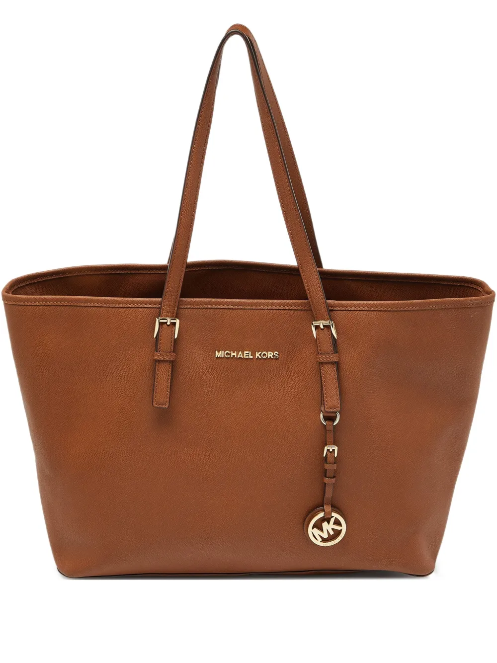 Michael Kors Vintage logo-lettering leather tote bag | Brown | Image 1