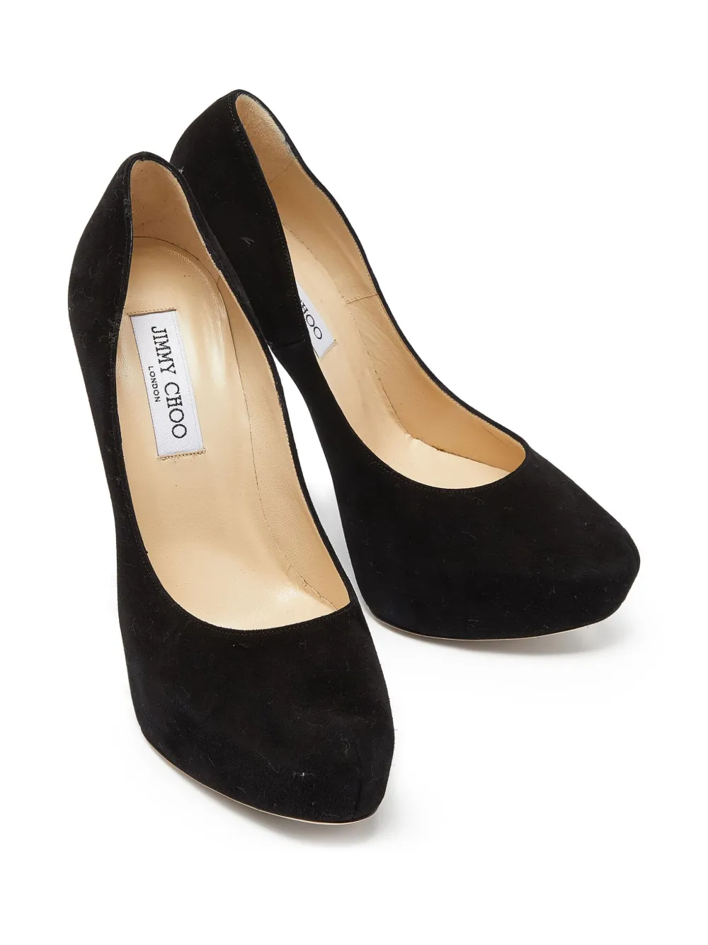 Jimmy Choo Pre-Owned 150mm Ellis suede platform pumps | Image 2