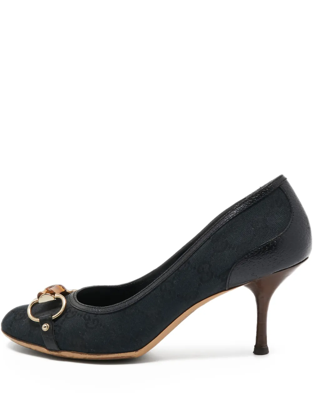Gucci Pre-Owned Pumps mit Bambusdetail 110mm - Schwarz