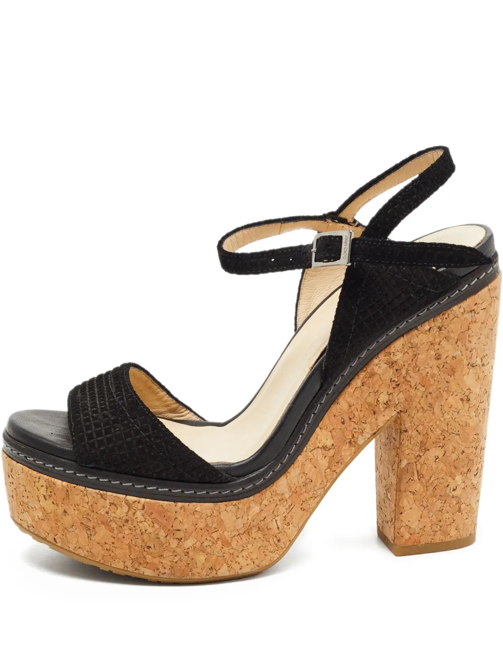 Jimmy Choo Pre-Owned 140mm Naylor platform sandals | Black | Image 1