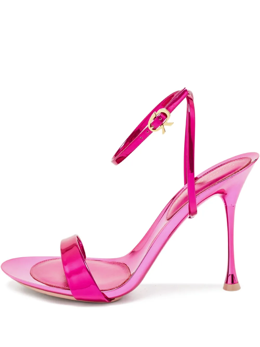 Pre-owned Gianvito Rossi  110mm Metallic Sandals