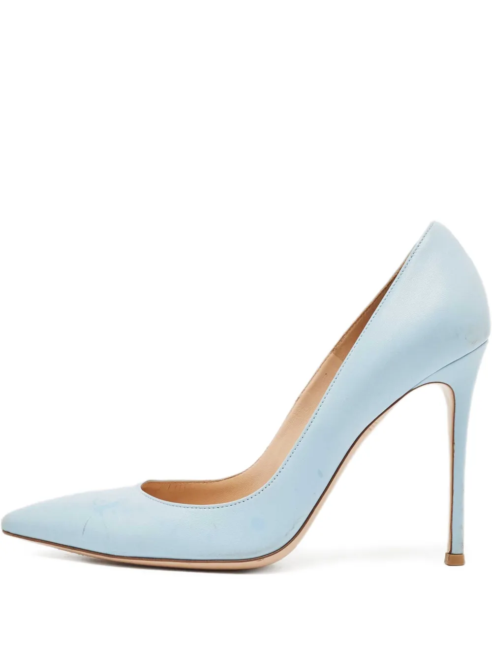 Gianvito Rossi pre-owned 120mm Gianvito pointed-toe pumps | Blue | Image 1