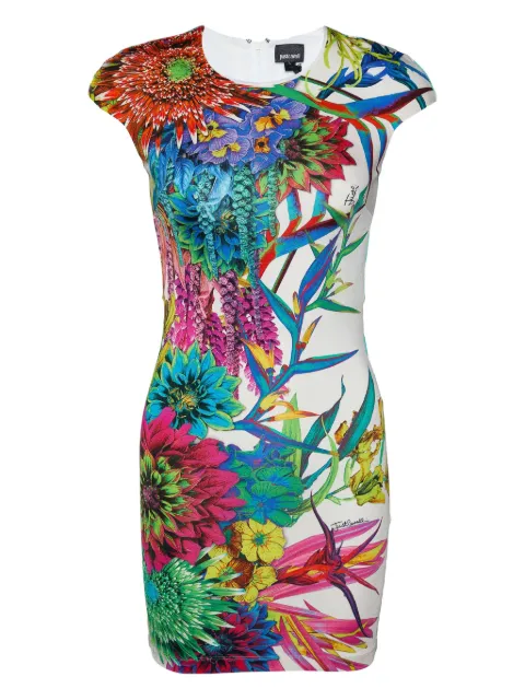 Just Cavalli Vintage floral-print dress