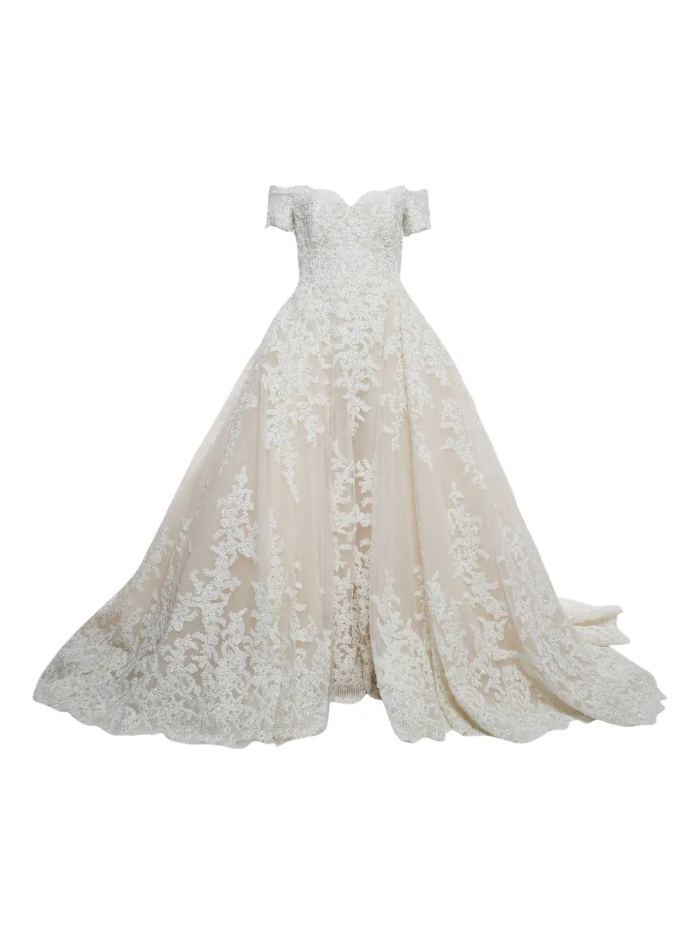 Zuhair Murad pre-owned lace-embroidered bridal gown | White | Image 1