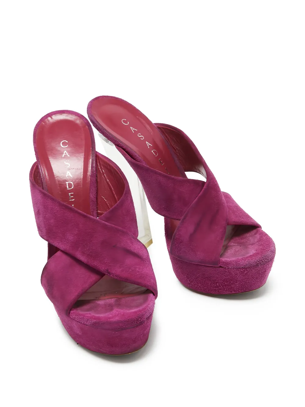 Casadei Vintage 140mm platform cross-strap sandals | Image 2