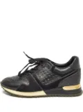 Louis Vuitton Pre-Owned perforated leather running shoes - Black