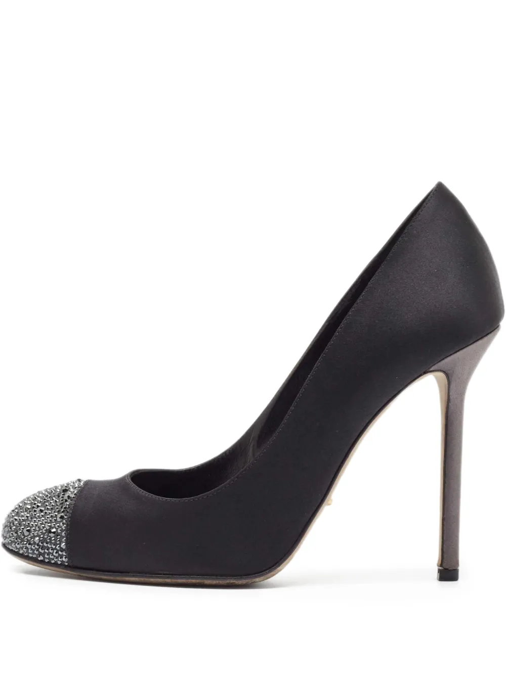 Sergio Rossi Vintage 110mm satin pumps | Black | Image 1