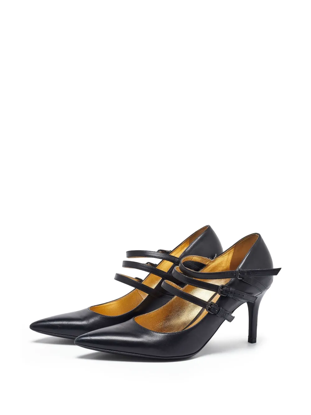 Bottega Veneta Pre-Owned leather buckle pumps | Image 2