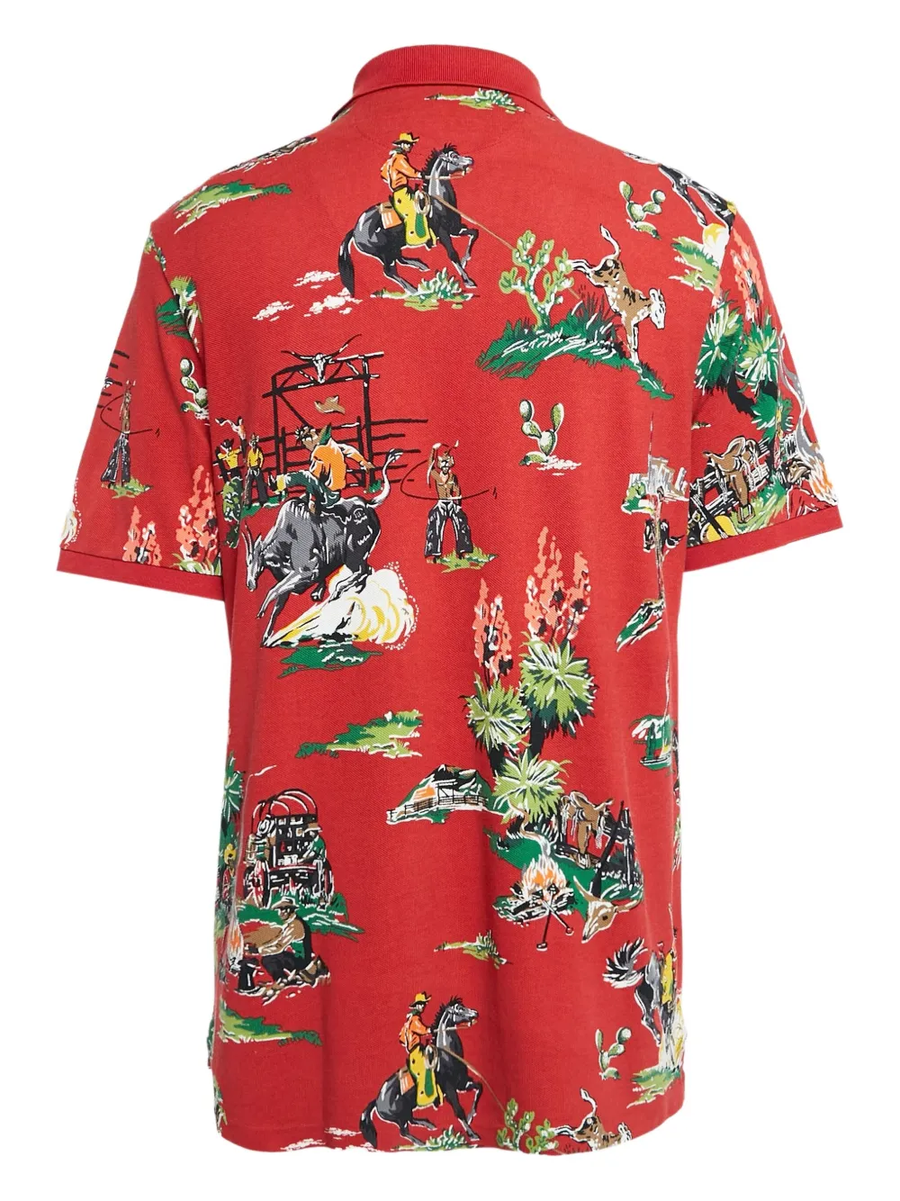 Polo Ralph Lauren pre-owned patterned polo shirt | Image 2