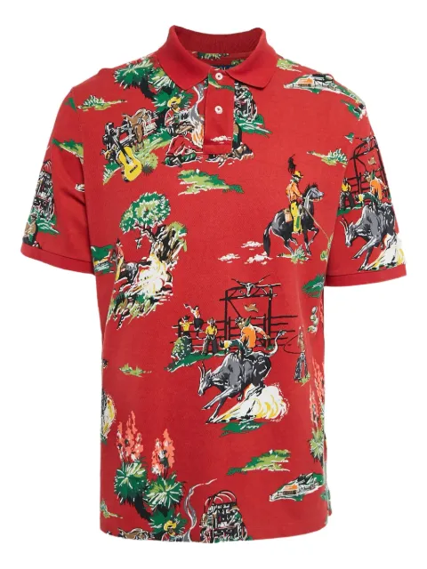 Polo Ralph Lauren playera tipo polo con motivo de de archivo