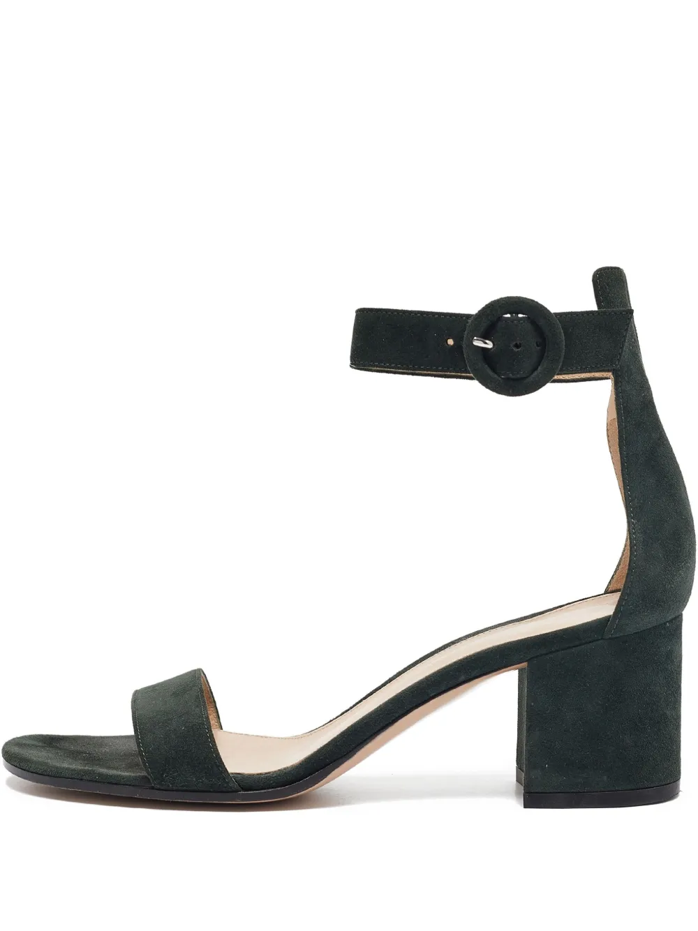 Gianvito Rossi pre-owned 60mm Versilia block-heel ankle-strap sandals | Green | Image 1