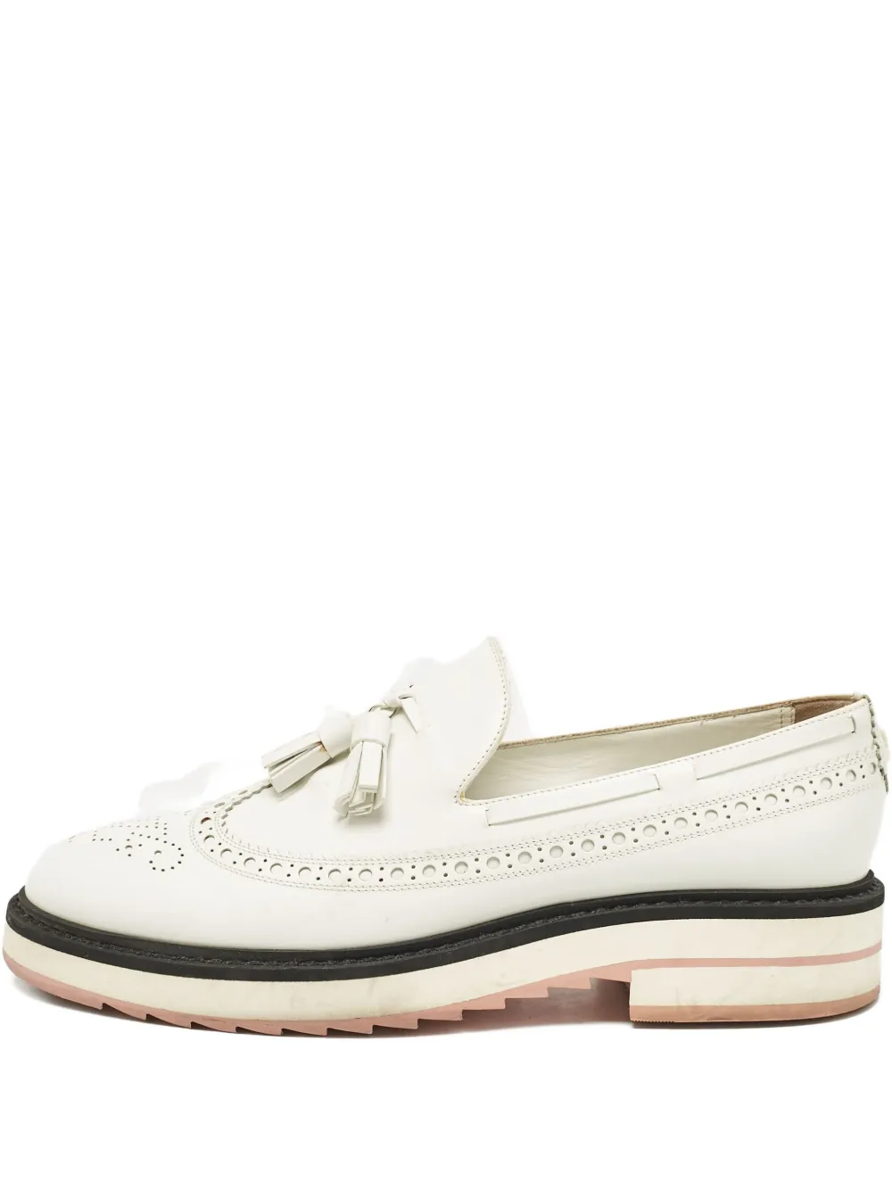 Louis Vuitton Pre-Owned tassel-detailing loafers | White | Image 1