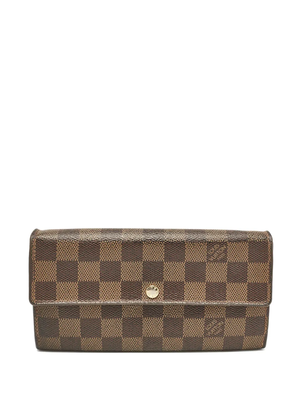 Louis Vuitton Pre-Owned ダミエ エベヌ 財布 - ブラウン Louis Vuitton Pre-Owned ダミエ エベヌ 財布 - ブラウン