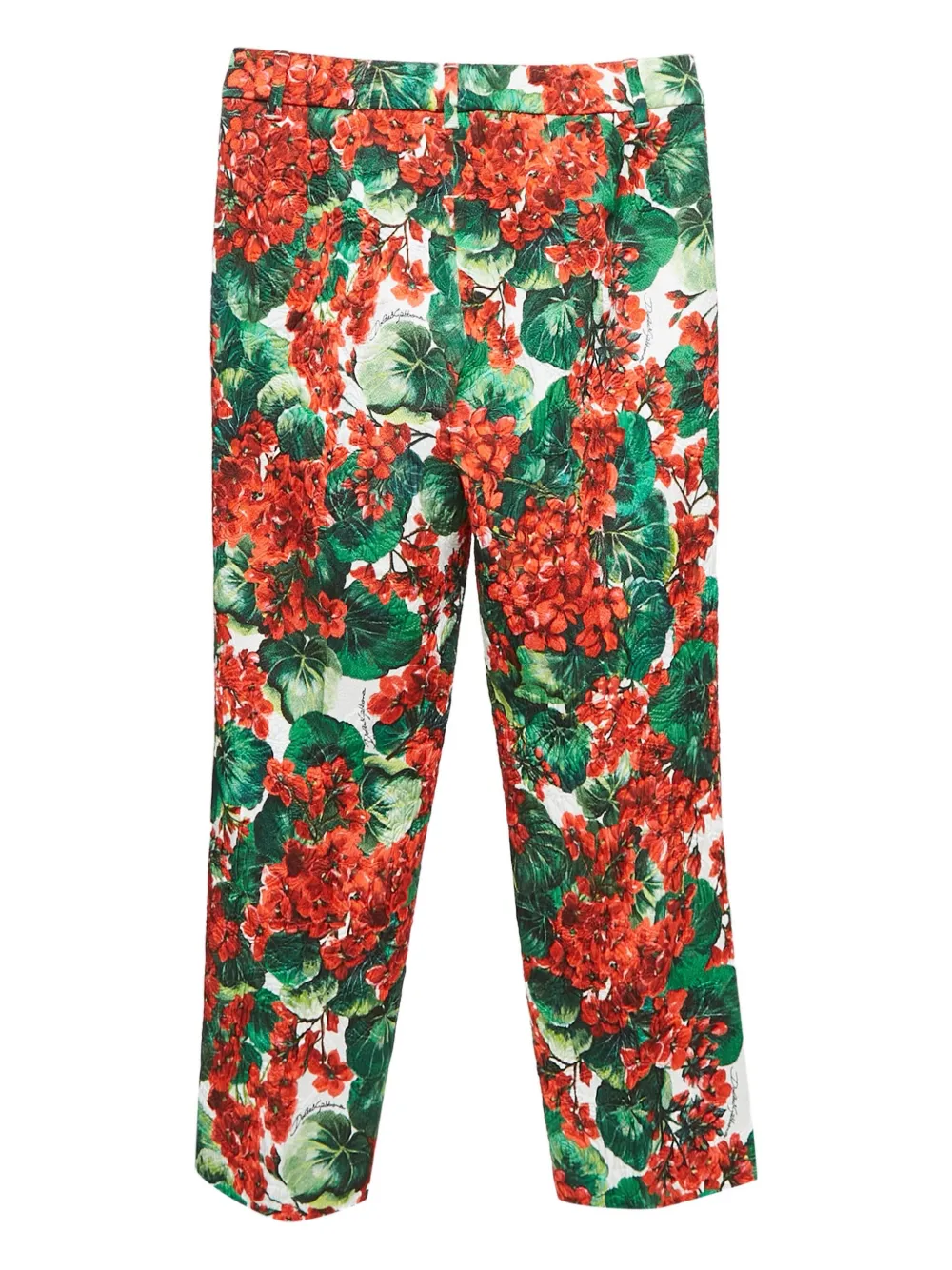 Dolce & Gabbana Pre-Owned Broek met bloemenprint - Rood
