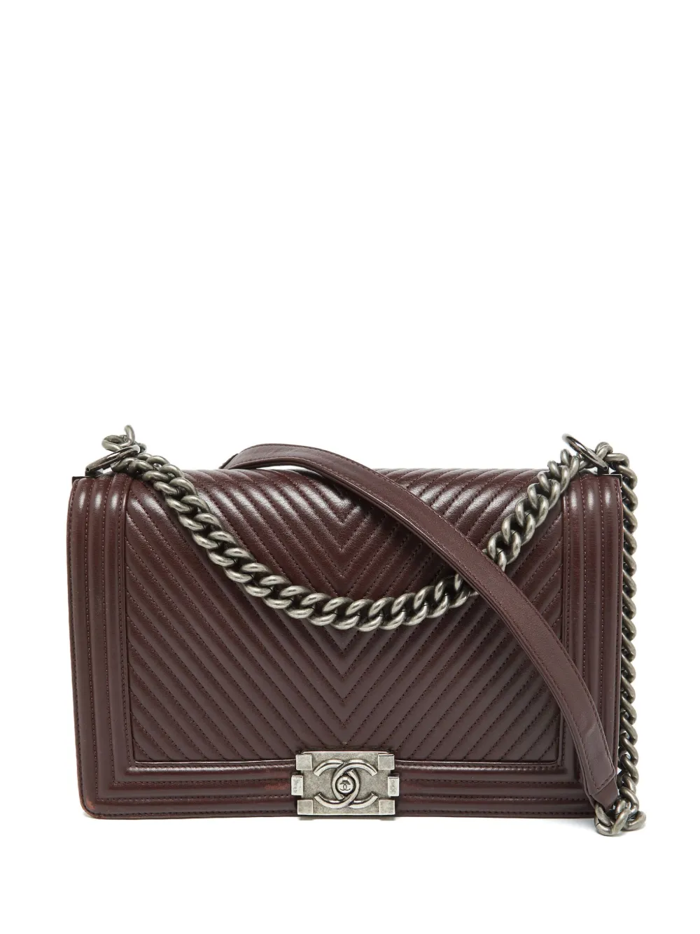 CHANEL Pre-Owned Boy Chanel shoulder bag - Rosso