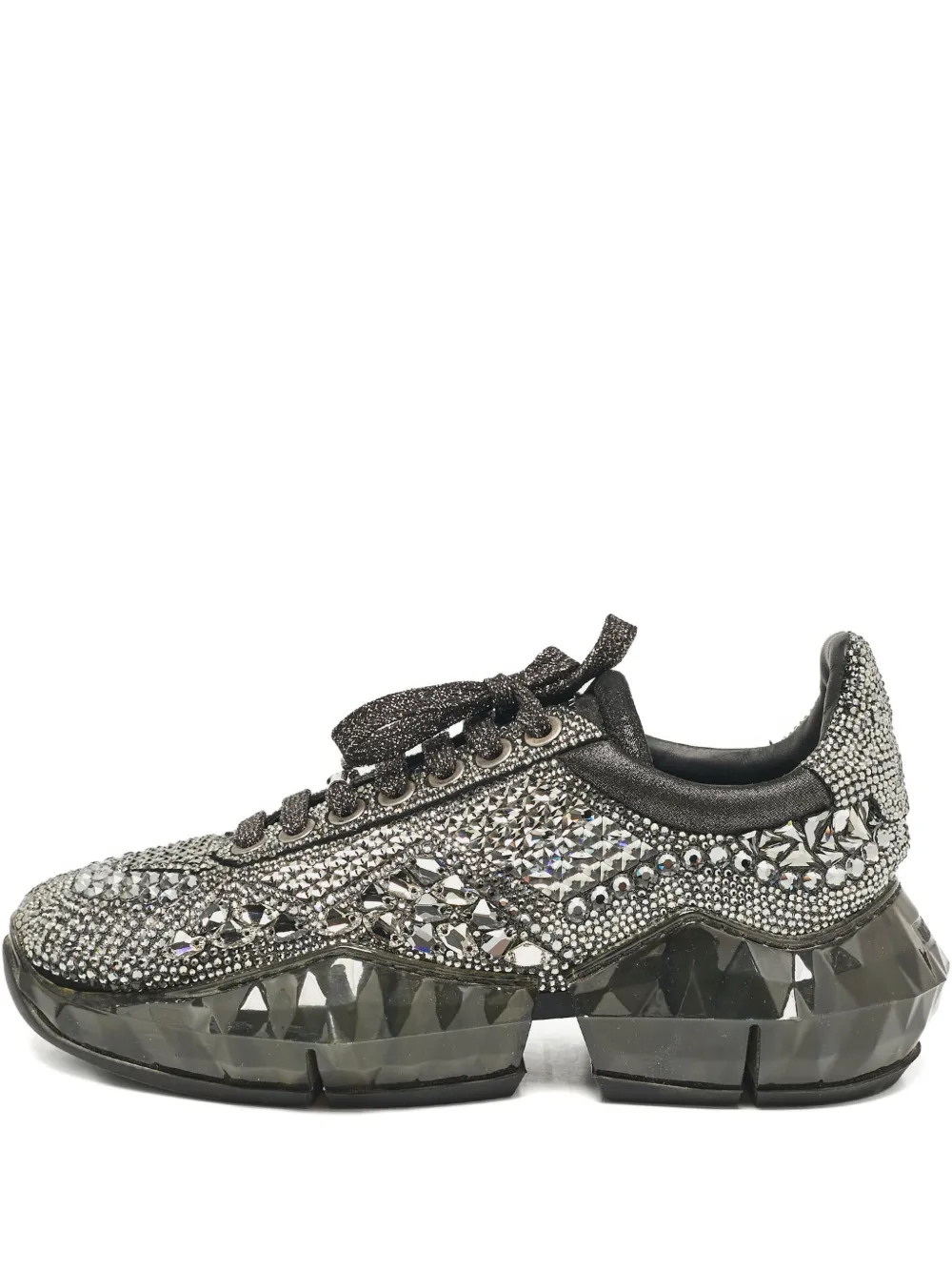 Jimmy Choo Pre-Owned Diamond sneakers | Grey | Image 1
