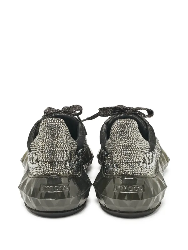 Jimmy Choo Pre-Owned Diamond Sneakers | Grey | FARFETCH