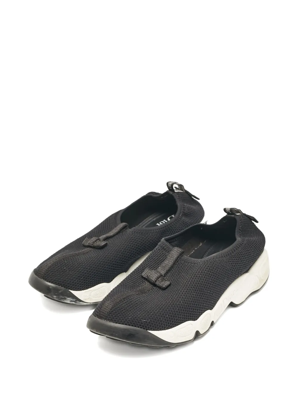 Christian Dior Pre-Owned 2024 gebreide slip-on sneakers - Zwart