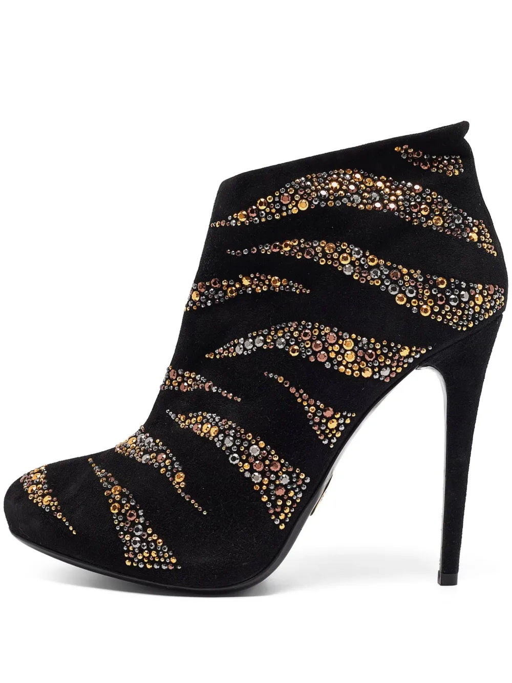 125mm crystal-embellished ankle boots