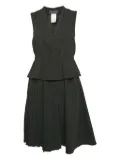 Sportmax Vintage crepe dress - Black