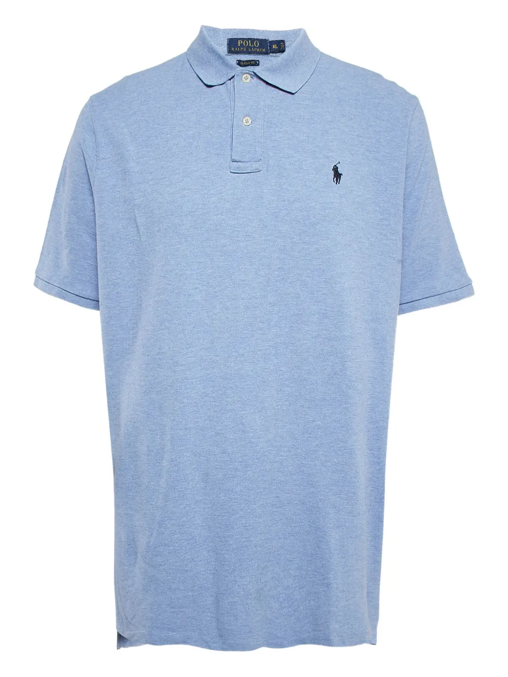pre-owned Polo Pony-embroidered polo shirt