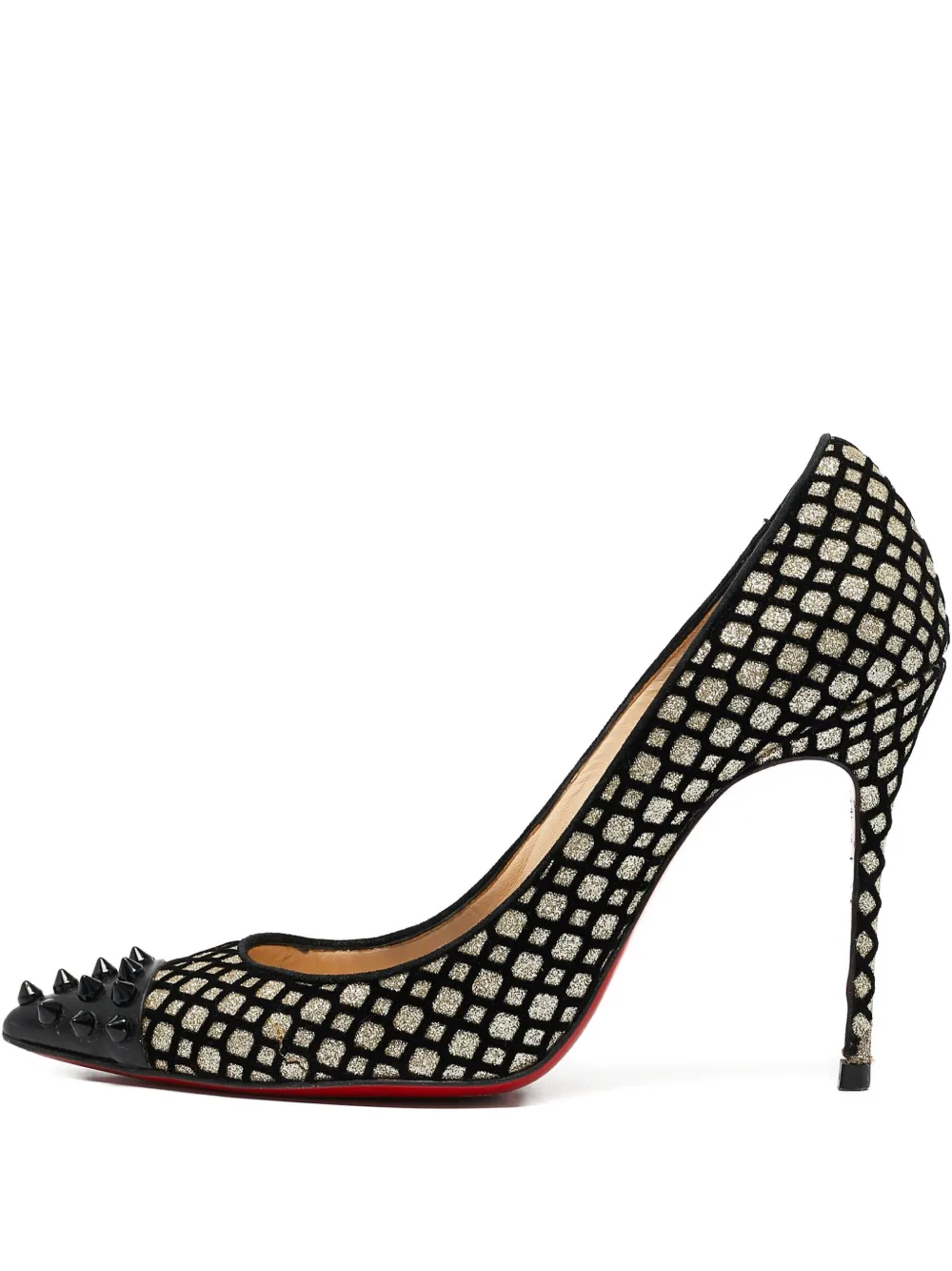 Christian Louboutin Pre-Owned 120mm Geo pumps - ブラック Christian Louboutin Pre-Owned 120mm Geo pumps - ブラック