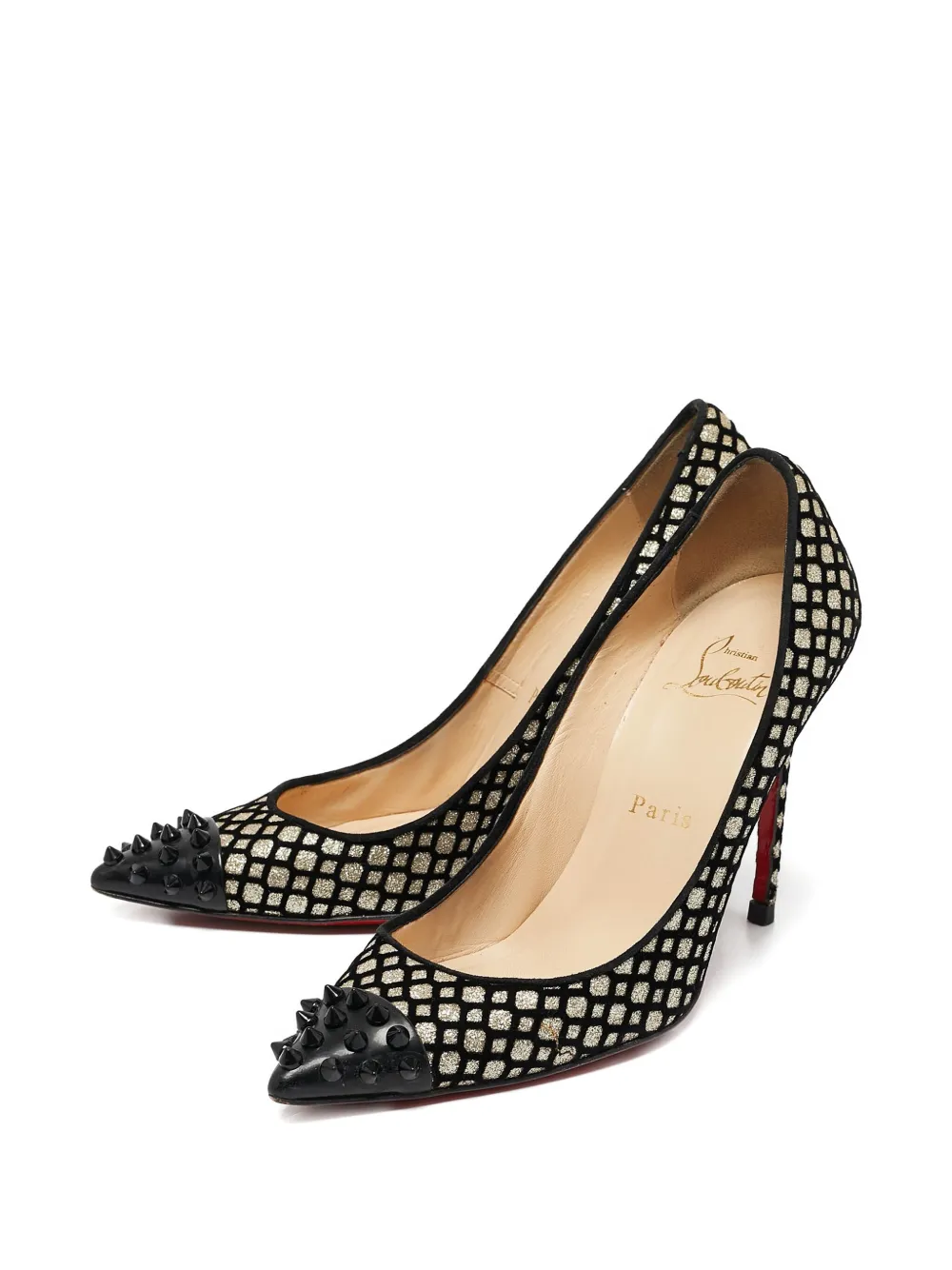 Christian Louboutin Pre-Owned 120 mm Geo pumps - Zwart