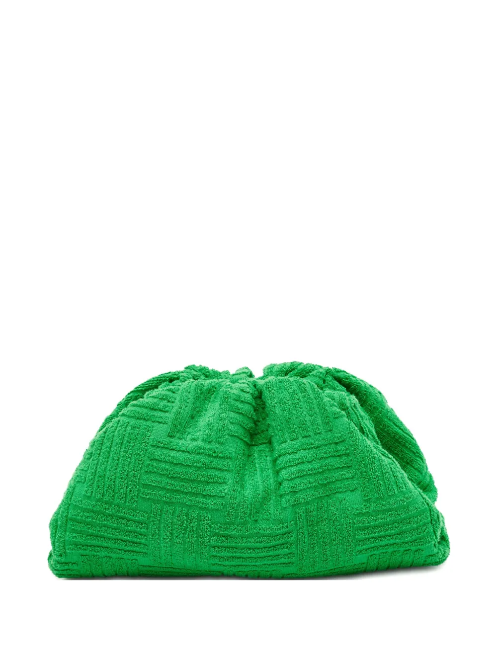Terrycloth clutch bag