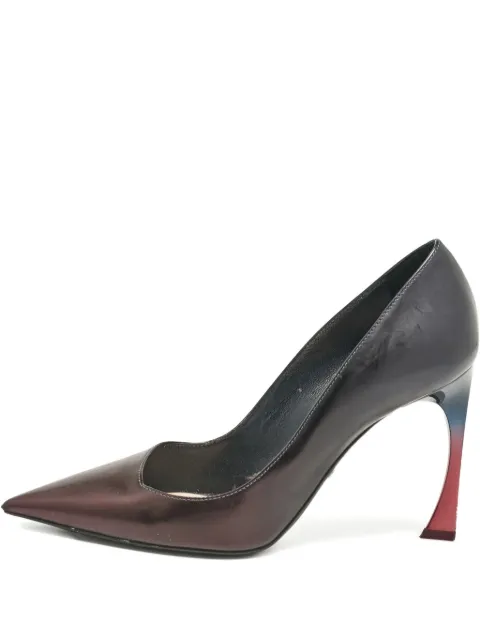 Christian Dior Pre-Owned 110mm patent leather point toe pumps